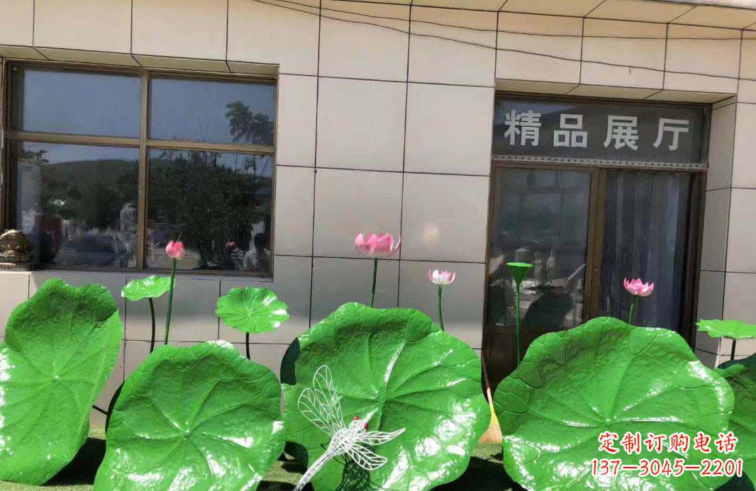 信阳不锈钢荷叶雕塑艺术性与美感的完美结合