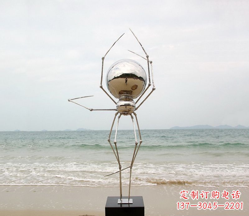 信阳不锈钢的蜘蛛侠雕塑