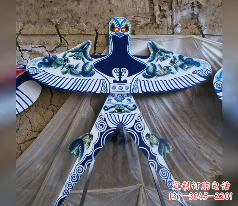 信阳不锈钢蜘蛛侠风筝雕塑的象征