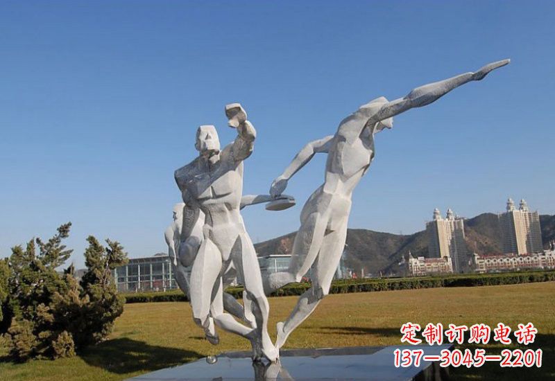 信阳不锈钢运动员雕塑一种艺术的象征
