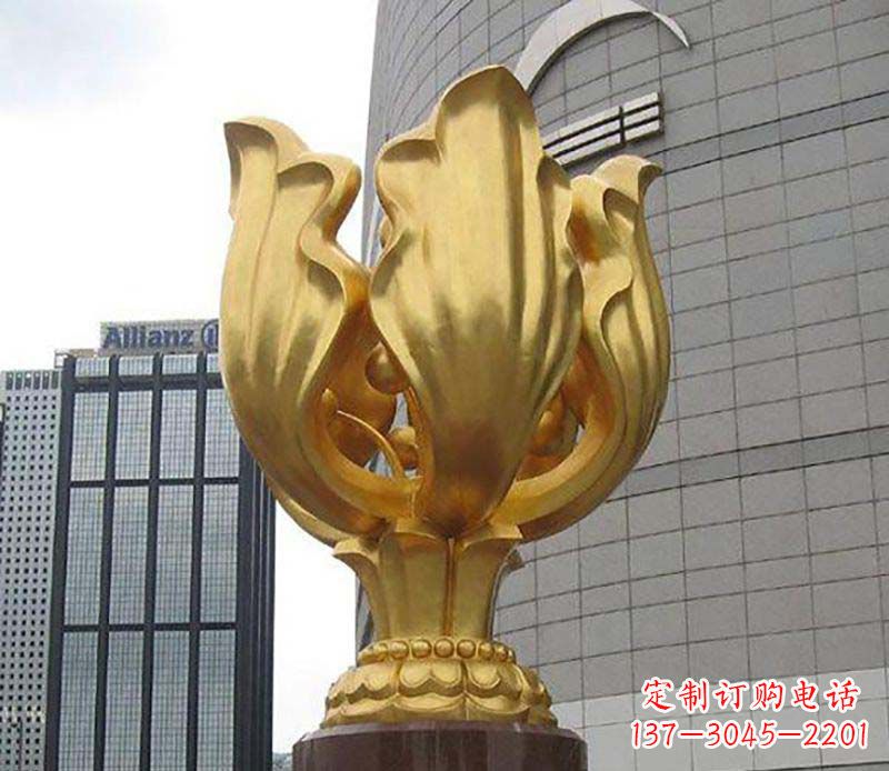 信阳紫荆花雕塑——精美艺术品