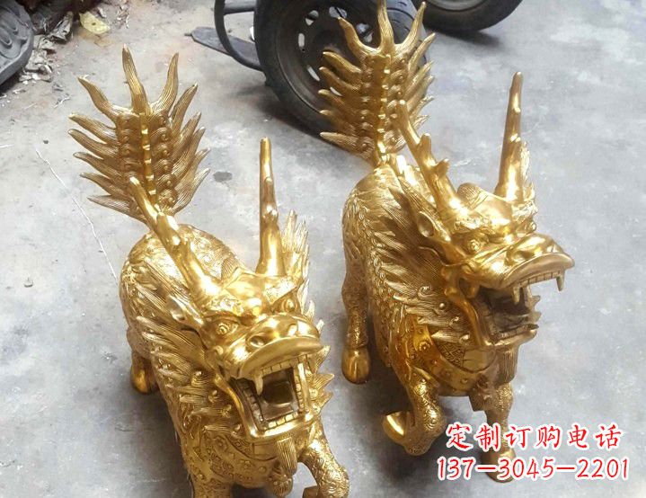 信阳麒麟雕塑东方之瑰宝