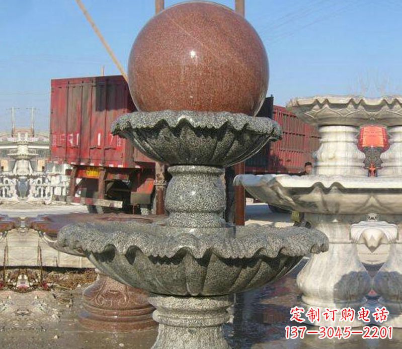 信阳风水球雕塑家庭财富的灵魂寄托