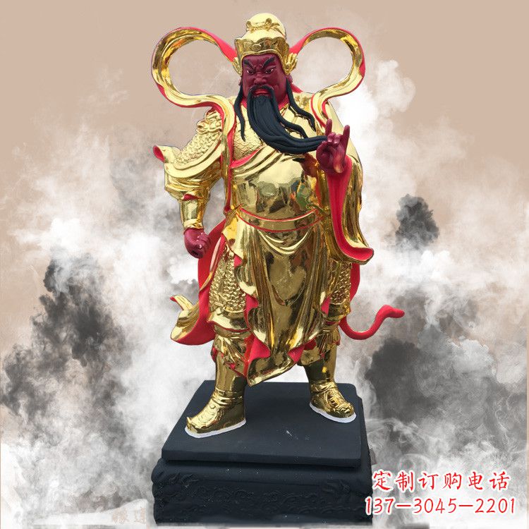 信阳彩绘关公佛像