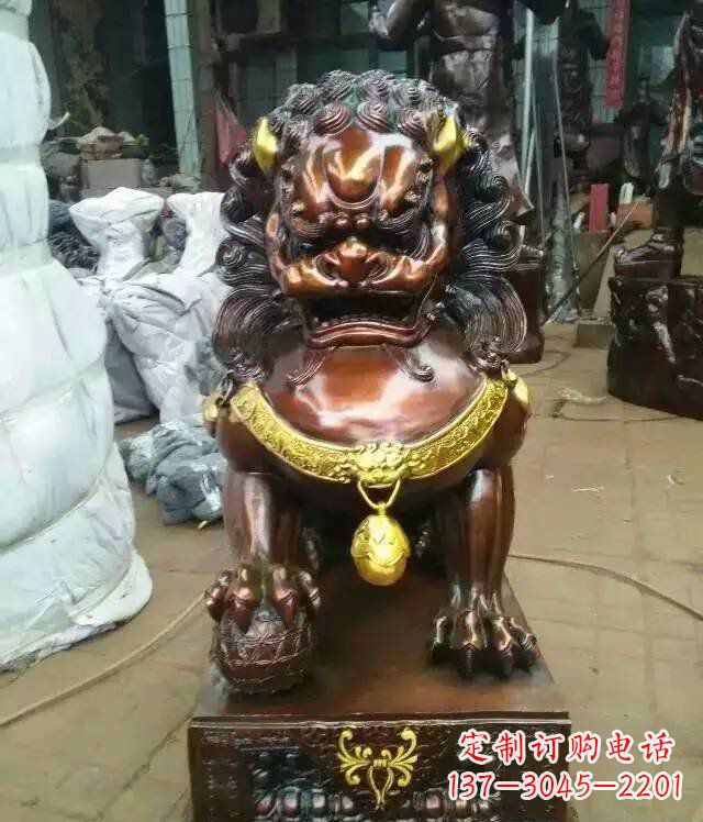 信阳狮子铜雕——一件传承着历史沉淀的艺术品