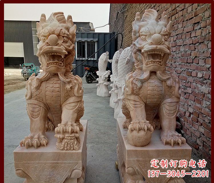 信阳麒麟门口雕塑——传承古老文化的精灵
