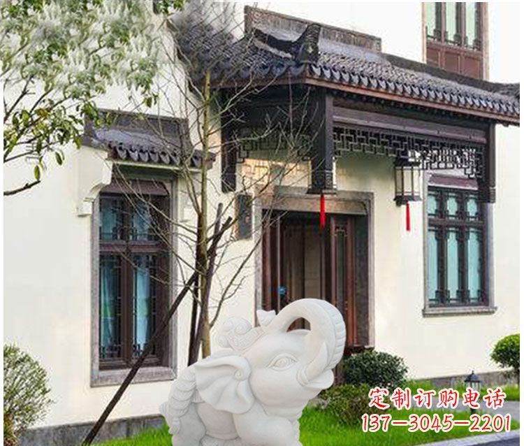 信阳小象招财石雕——引领幸福的钥匙