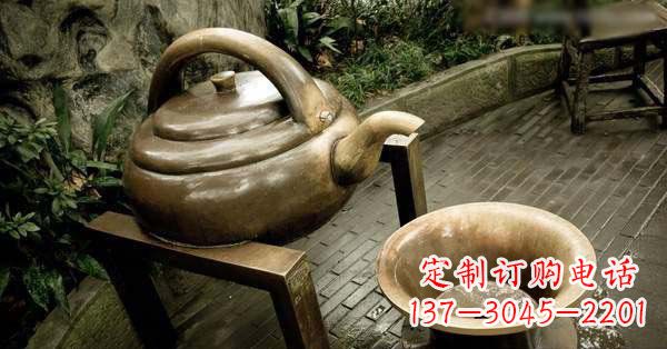 信阳茶壶雕塑——精致的艺术品