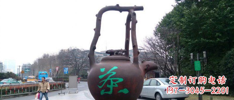 信阳茶壶雕塑——展现艺术精妙