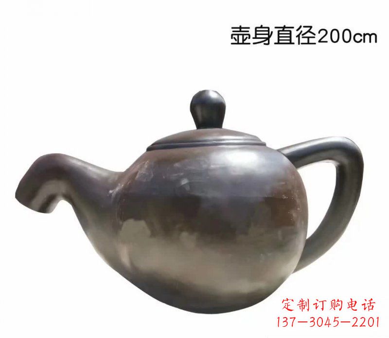 信阳青铜茶壶雕塑——彰显传统文化的艺术精髓