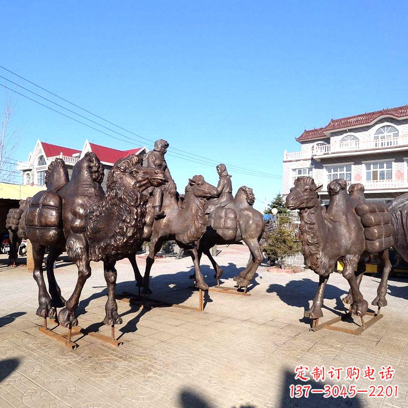 信阳茶马古道骆驼队