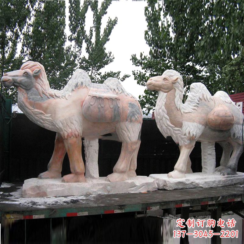 信阳骆驼雕塑——茶马古道的杰作