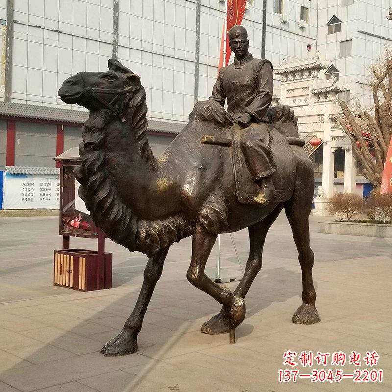 信阳骆驼雕塑茶马古道上的精美艺术品