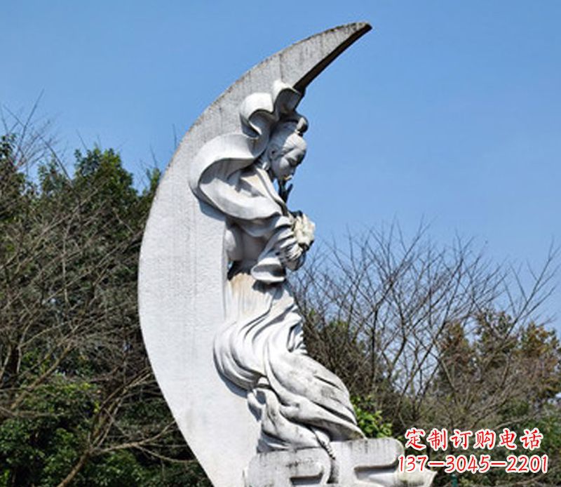 信阳嫦娥奔月传承中国传统文化的雕塑之美