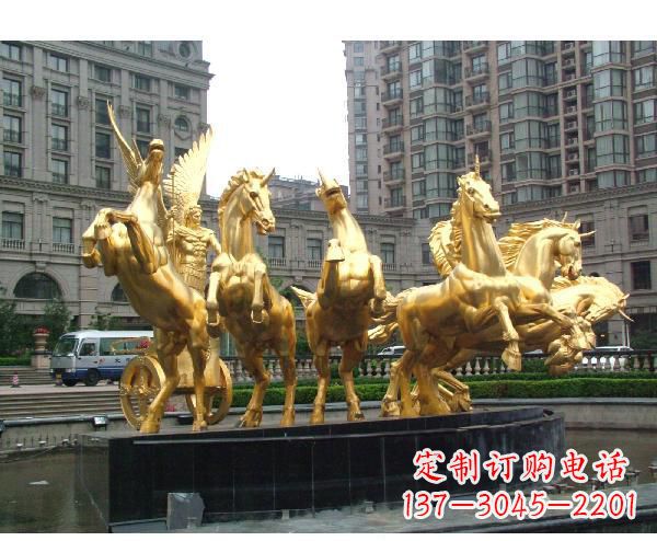 信阳阿波罗的象征——青铜雕塑