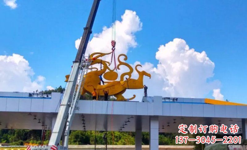 信阳精美不锈钢龙雕塑,点缀城市之美