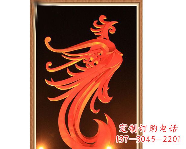 信阳不锈钢凤凰雕塑美丽与传统的完美结合