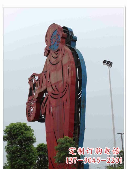 信阳城市之美不锈钢提酒壶雕塑