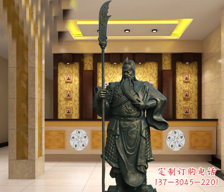 信阳关公雕塑——传承弘扬中华文化
