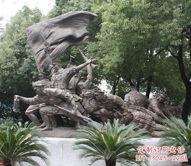 信阳革命战士的荣耀——铜雕的艺术之美