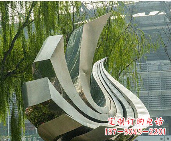 信阳抽象鸽子不锈钢动物雕塑
