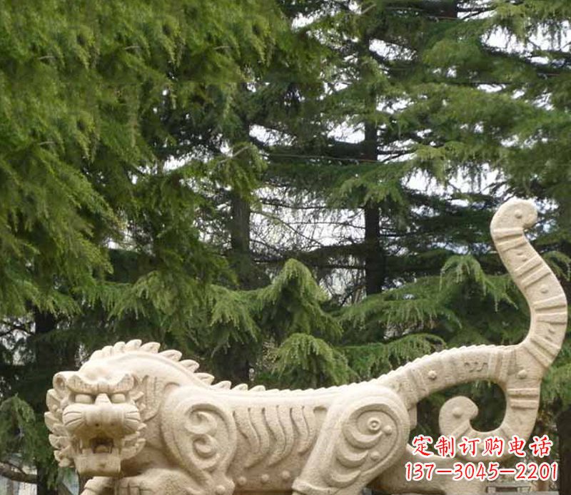 信阳抽象老虎石雕