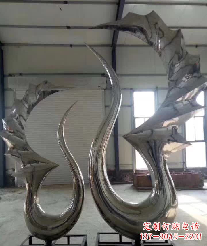 信阳精美的天鹅不锈钢雕塑