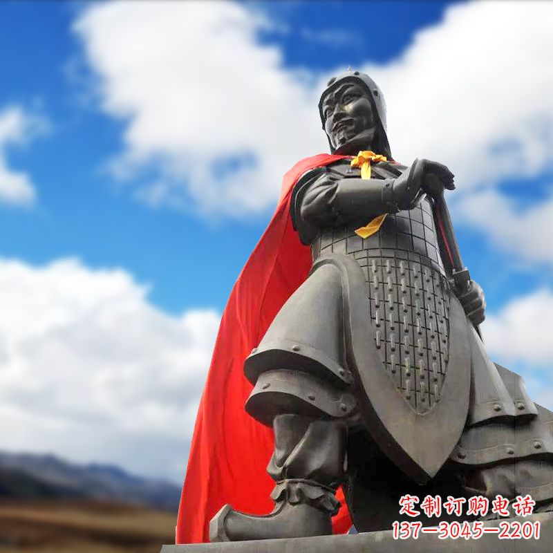 信阳项羽雕塑——历史名人古代帝王的象征