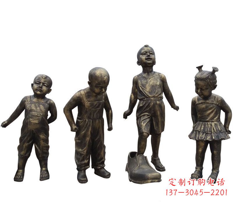 信阳儿童雕塑传承中国古代文化