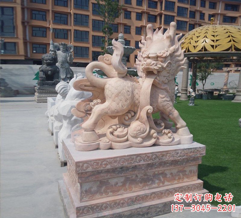 信阳传统石雕麒麟