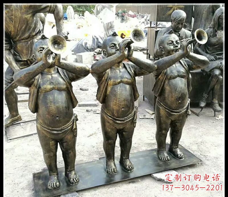 信阳儿童雕塑弘扬传统文化