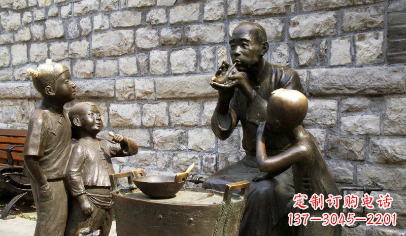 信阳糖果街的精美雕塑