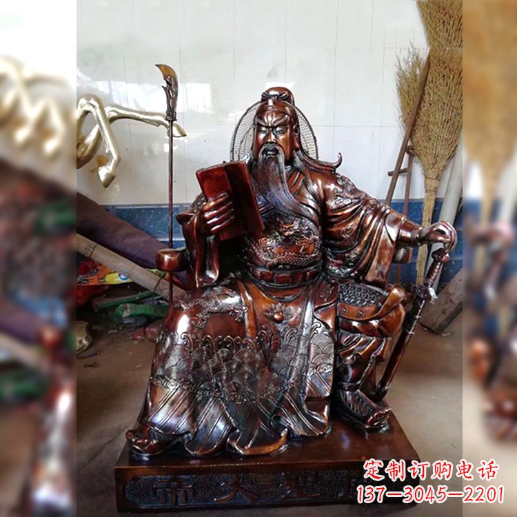 信阳关公雕塑传承中华文化的珍贵标志