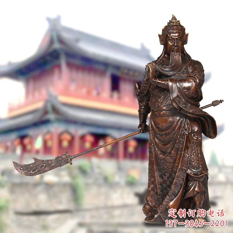 信阳关公铜像千秋英雄的传奇