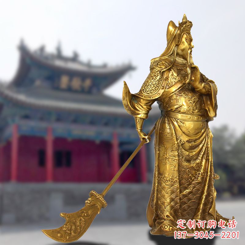 信阳铜雕关羽传承精神气质