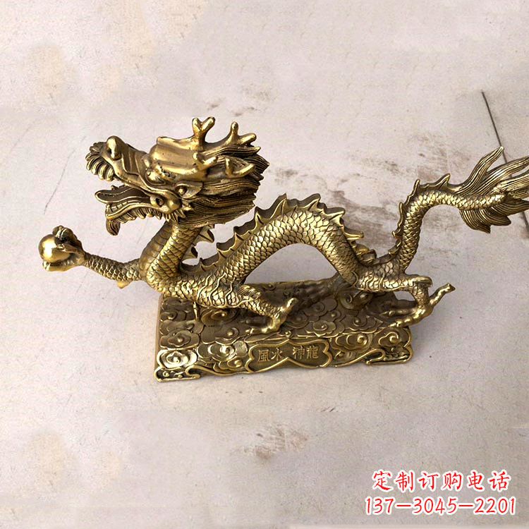 信阳纯铜龙生肖动物雕塑摆件
