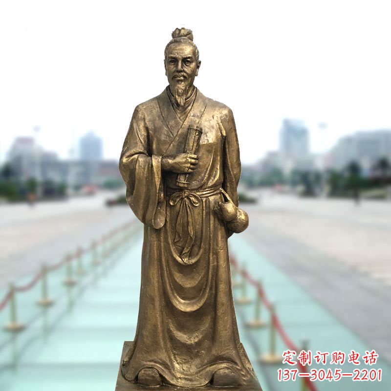信阳铜雕艺术张仲景的精神实践