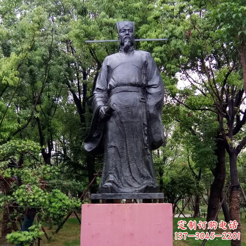 信阳铜雕陶渊明——传承古代文学精髓