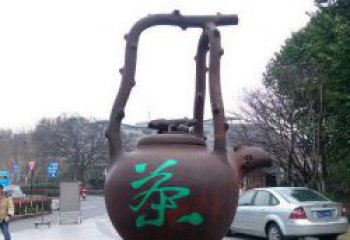 信阳茶壶雕塑——展现艺术精妙