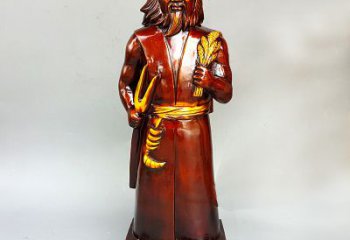 信阳神农氏铜像传承炎帝文化的艺术之作
