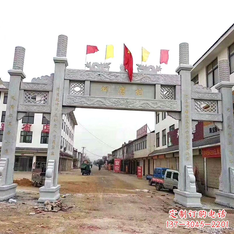 信阳传统文化的珍贵遗产——牌坊雕塑