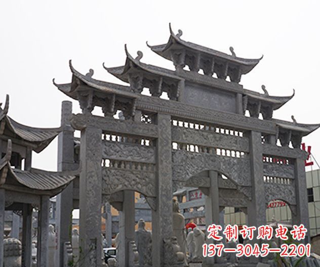 信阳牌坊石雕传承传统文化的艺术精品