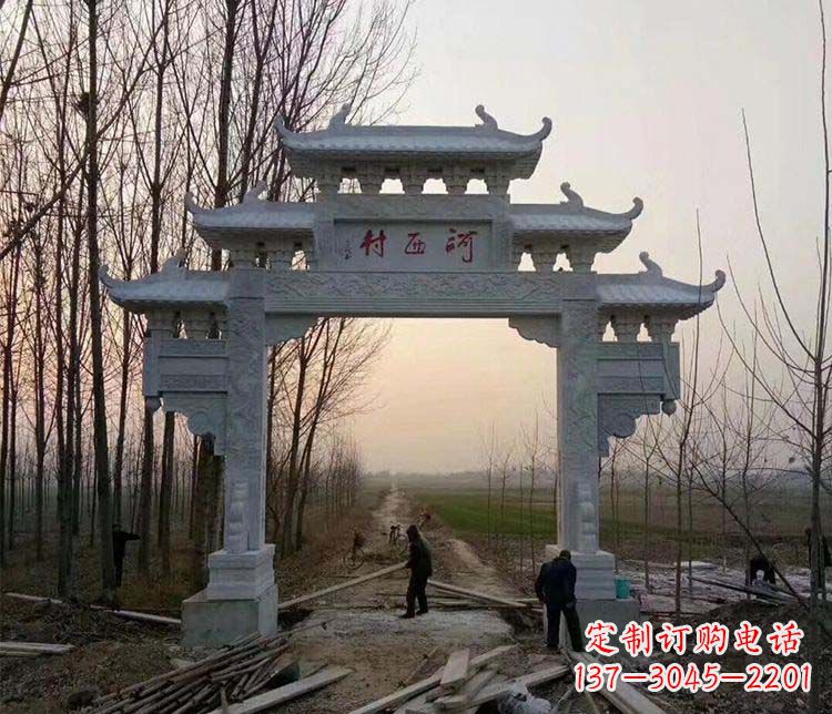 信阳牌坊雕塑——记忆中的美丽家乡