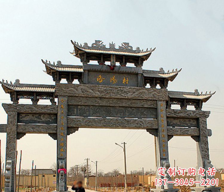 信阳牌坊雕塑——缅怀中国传统文化