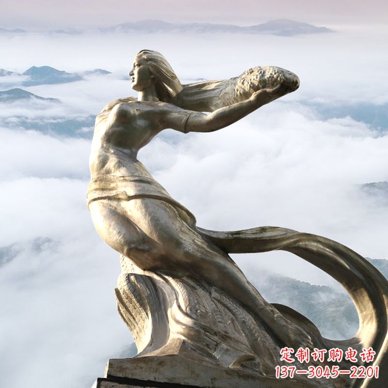 信阳女娲补天——神话中的传奇雕塑