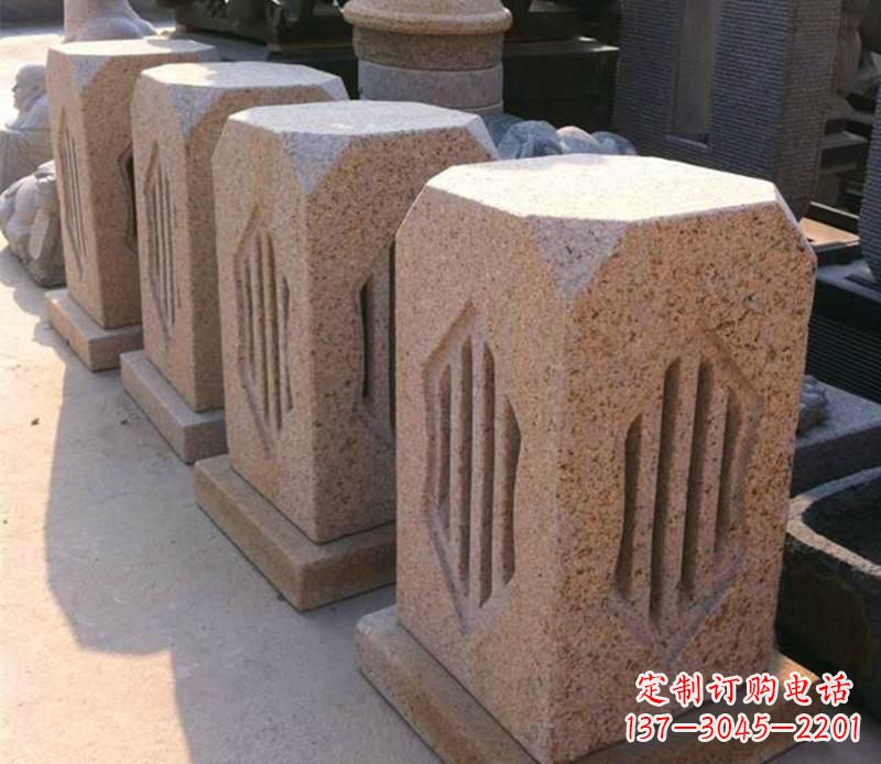 信阳精美的大理石灯雕塑