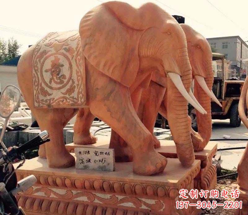 信阳大象雕塑 传承古典文化的艺术精品