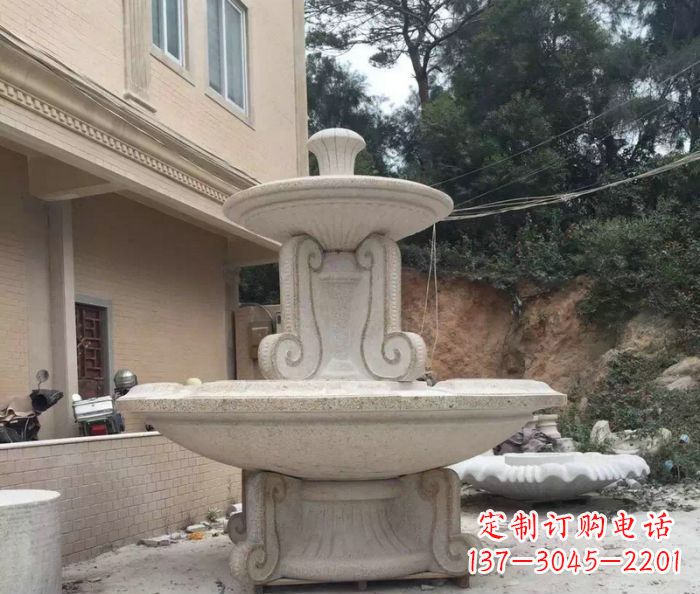信阳大理石大型喷泉雕塑精致美观又富有艺术气息