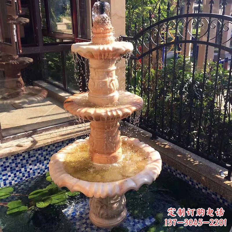 信阳大理石雕刻风水球赋予神秘力量