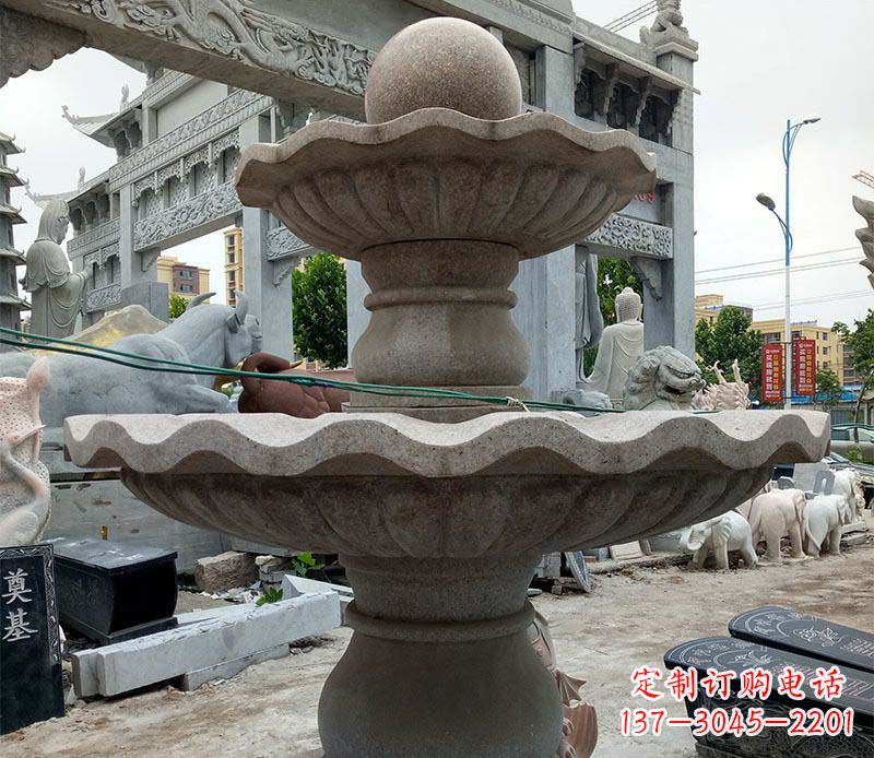 信阳大理石多层喷泉石雕